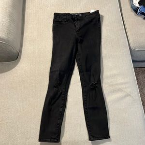 Hollister Crop High Rise Skinny Jeans